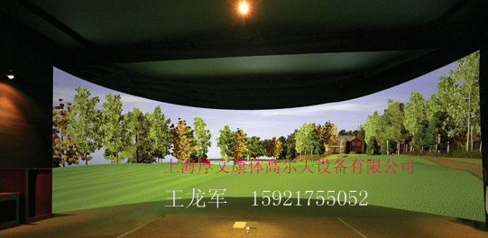Golf zon 14三屏环屏高尔夫模拟器