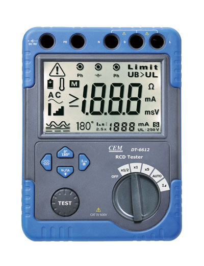 DT-6612漏电保护开关（RCD）测试器