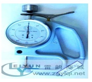 供应橡胶塑料制品测厚仪，CH-10-A手式百分测厚仪价格