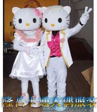 深圳卡通服饰，玩偶服装，KT猫