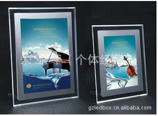 水晶灯箱，亚克力灯箱Led Crystal Light Bo