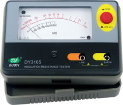 DY3165（500V）电子式指针绝缘电阻测试仪