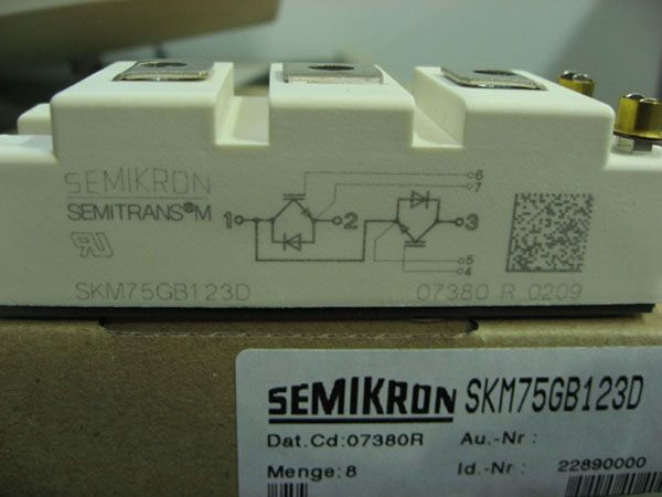 正品现货SKM75GB128D赛米控IGBT模块
